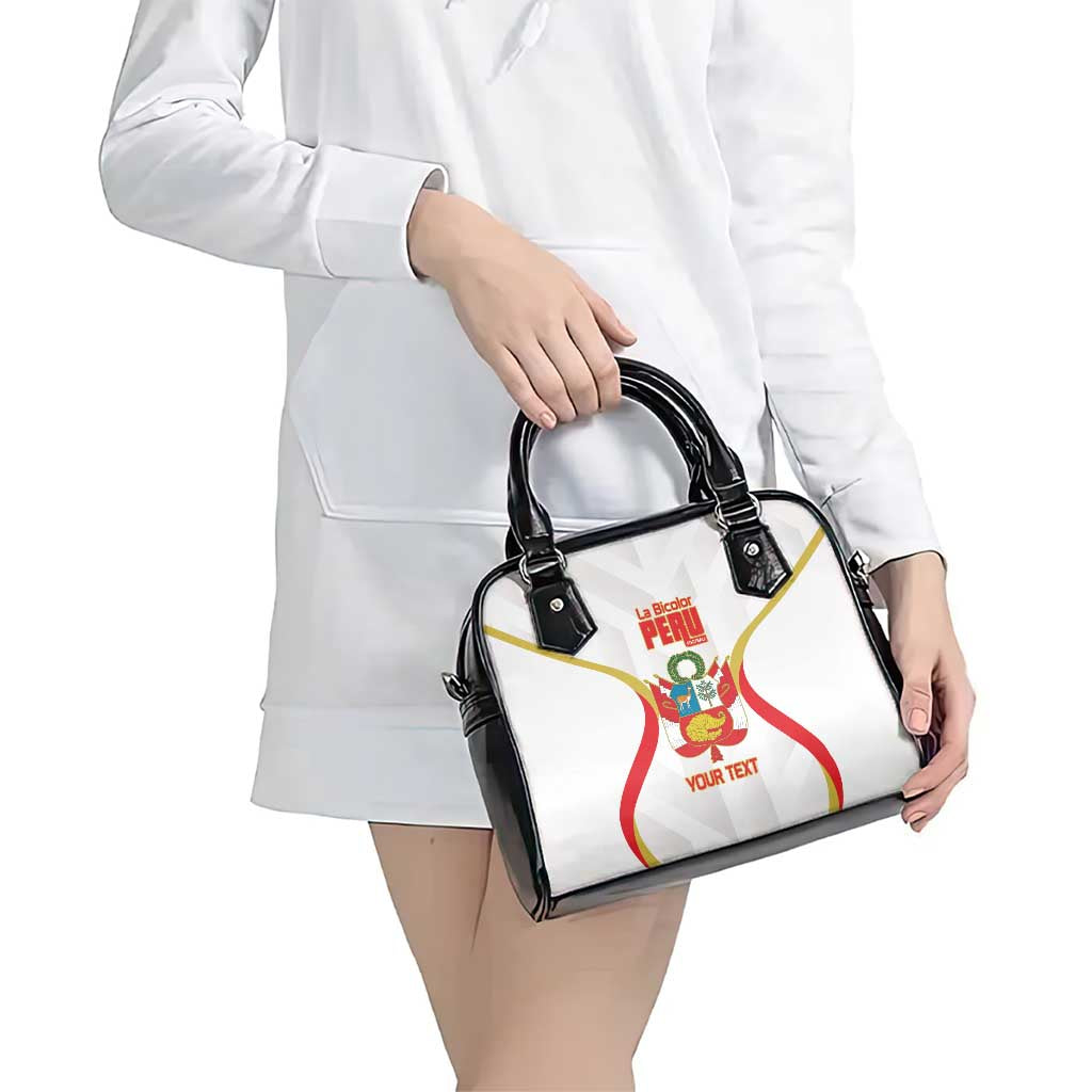 Custom Peru Football Shoulder Handbag Vamos La Bicolor LT14