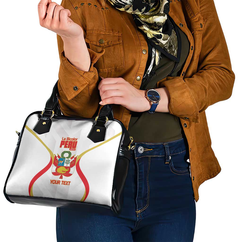 Custom Peru Football Shoulder Handbag Vamos La Bicolor LT14