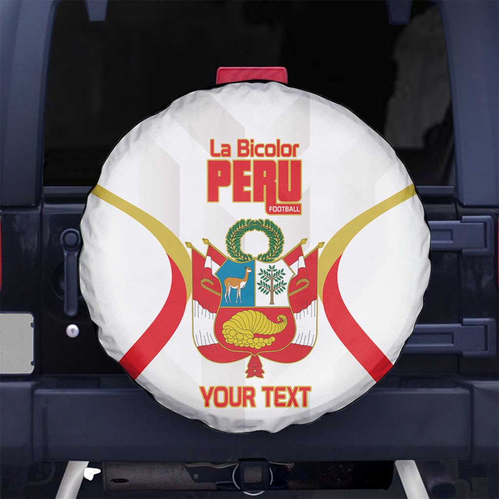 Custom Peru Football Spare Tire Cover Vamos La Bicolor LT14
