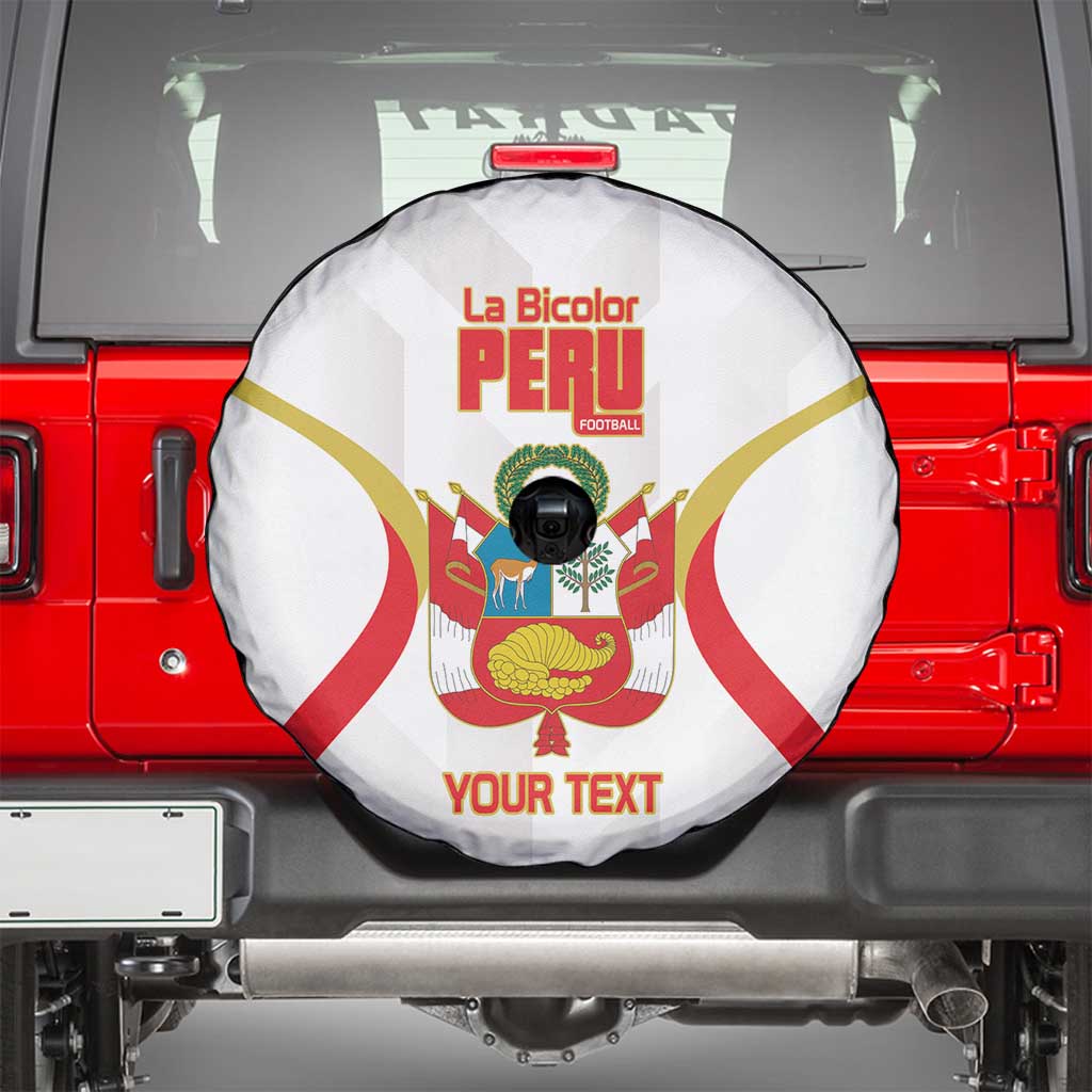 Custom Peru Football Spare Tire Cover Vamos La Bicolor LT14