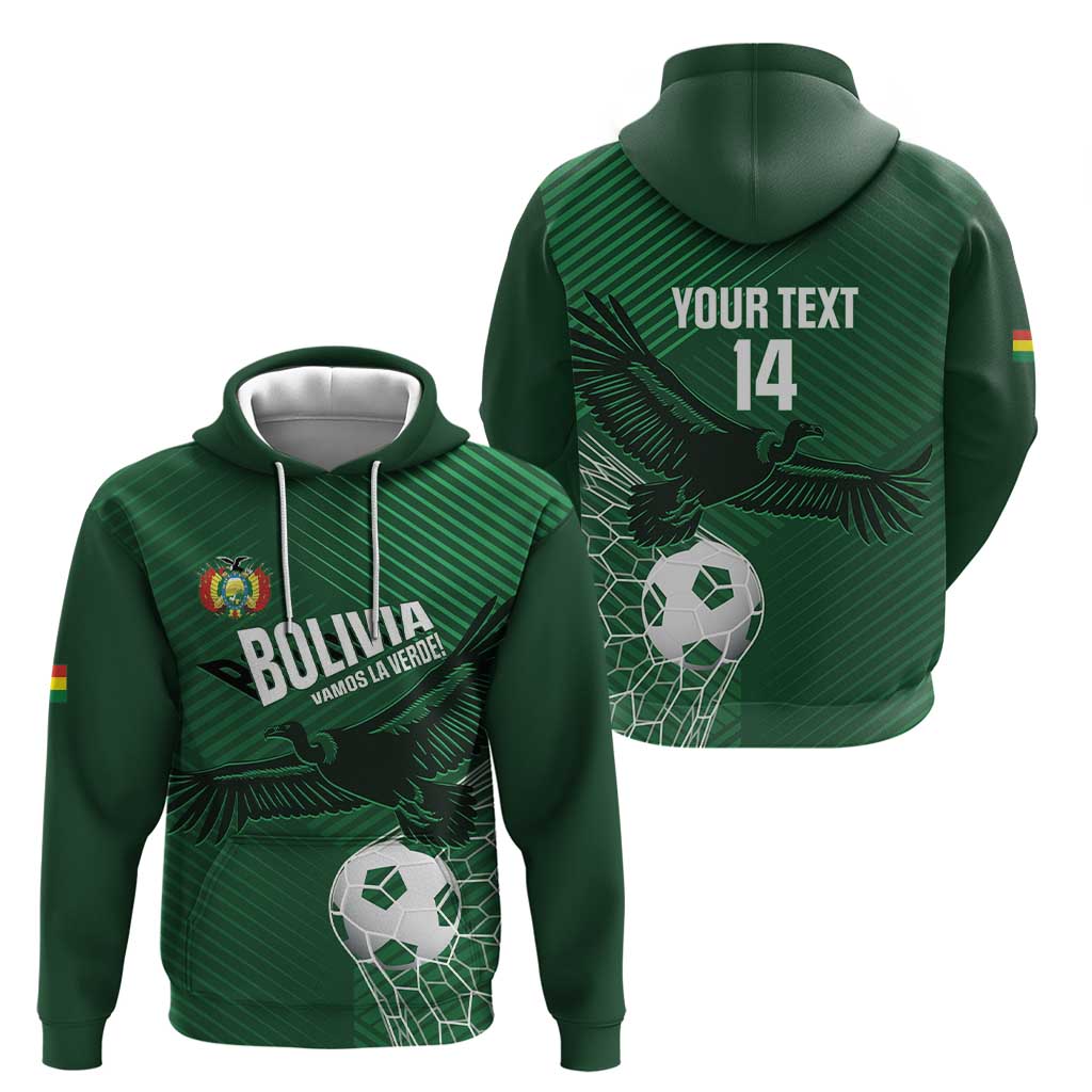 Custom Bolivia Football Hoodie Vamos La Verde LT14