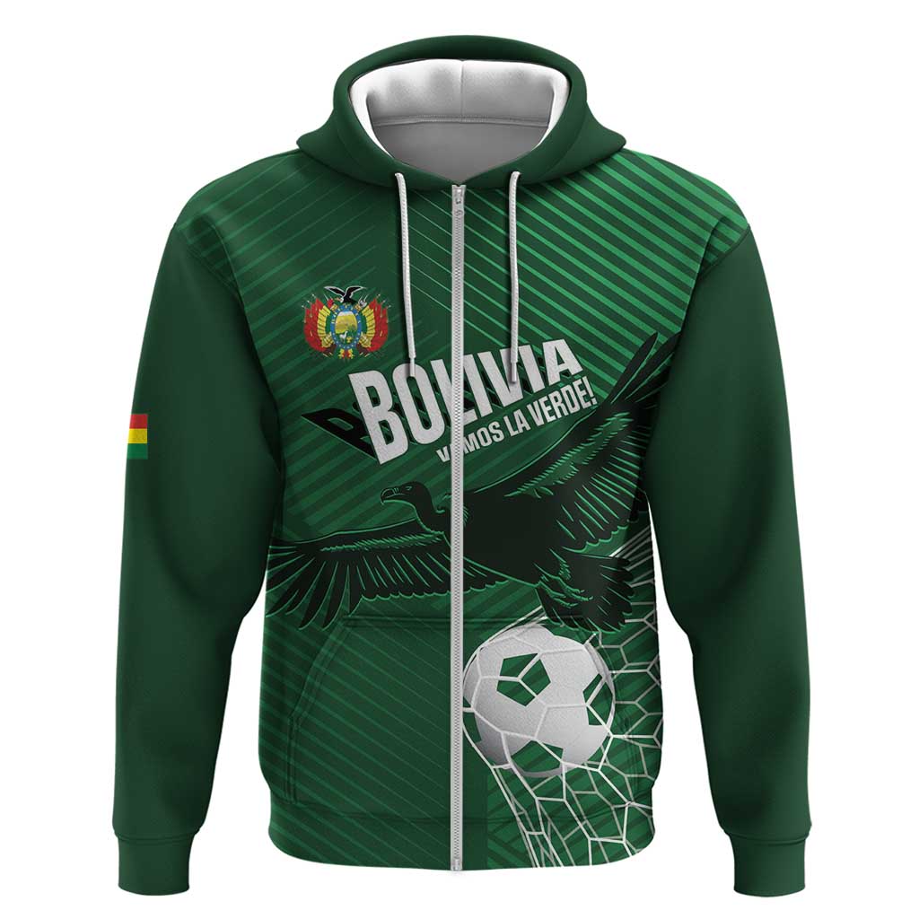 Custom Bolivia Football Hoodie Vamos La Verde LT14
