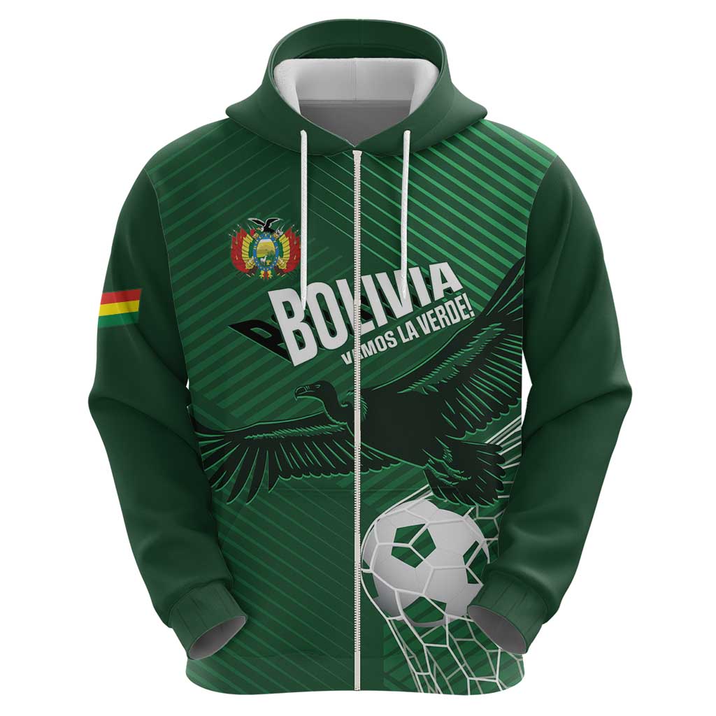 Custom Bolivia Football Hoodie Vamos La Verde LT14