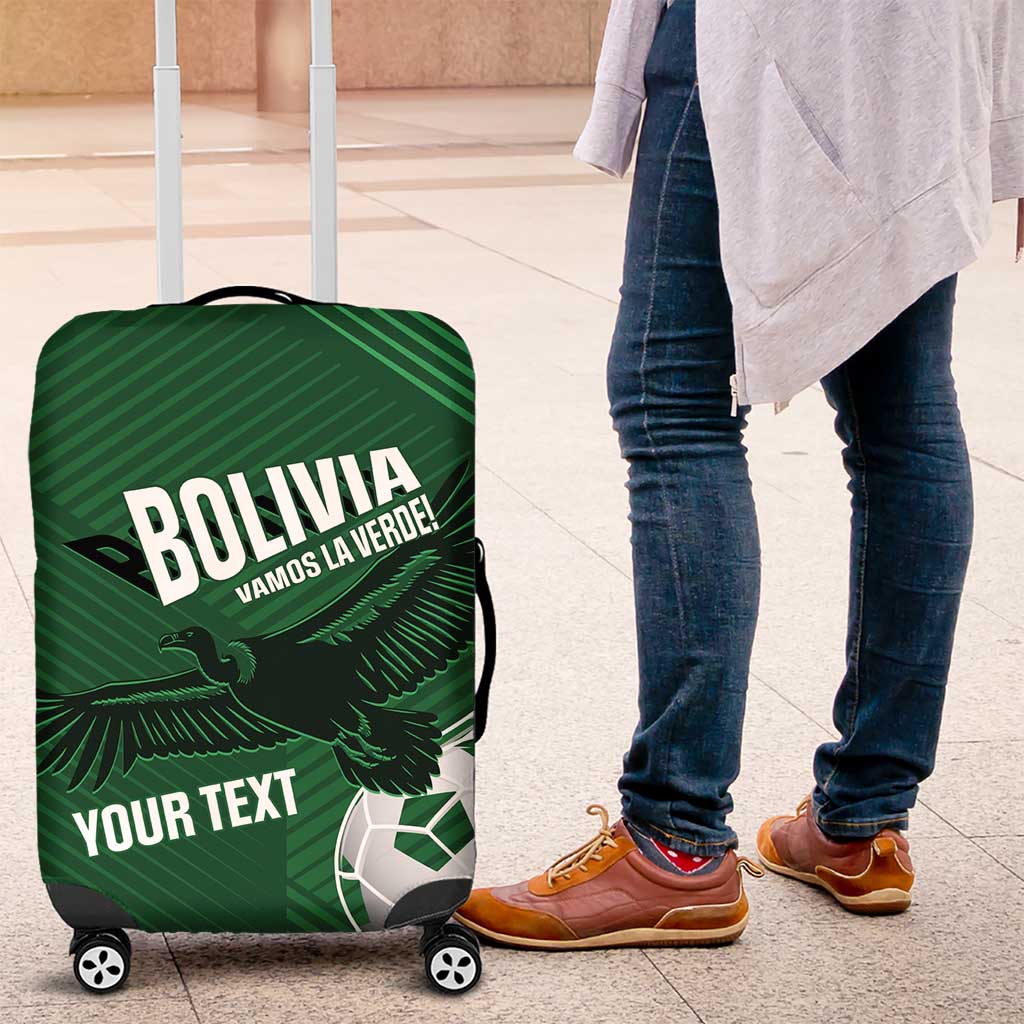 Custom Bolivia Football Luggage Cover Vamos La Verde LT14