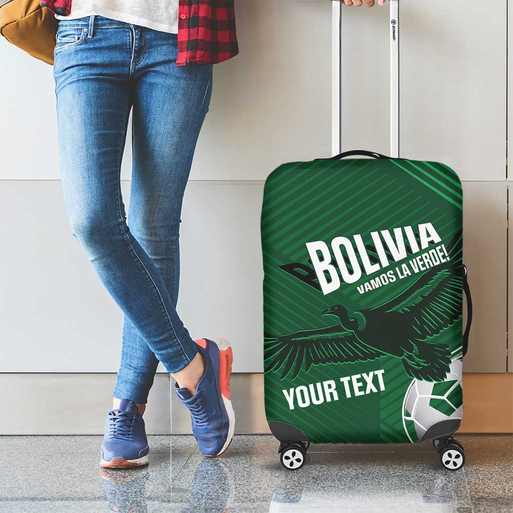 Custom Bolivia Football Luggage Cover Vamos La Verde LT14