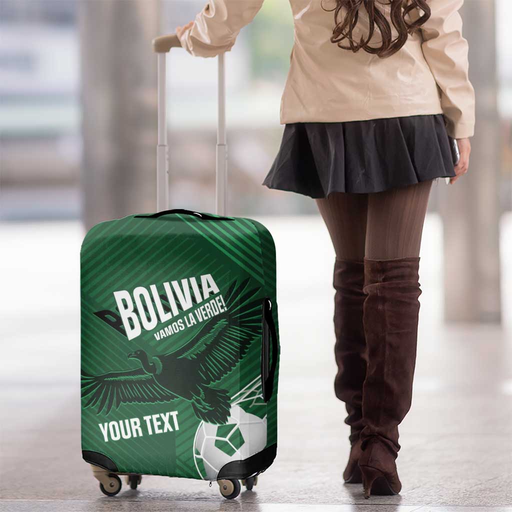 Custom Bolivia Football Luggage Cover Vamos La Verde LT14