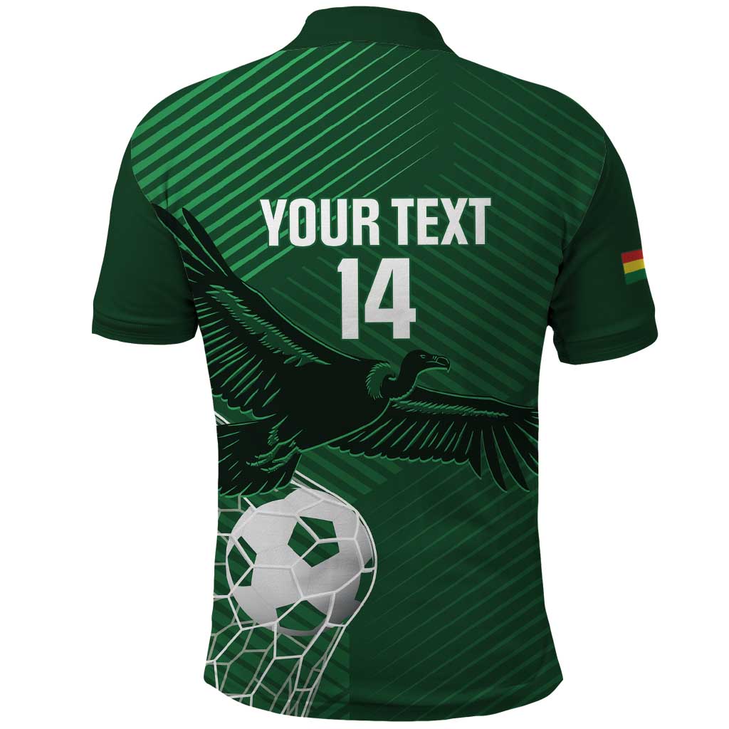 Custom Bolivia Football Polo Shirt Vamos La Verde LT14