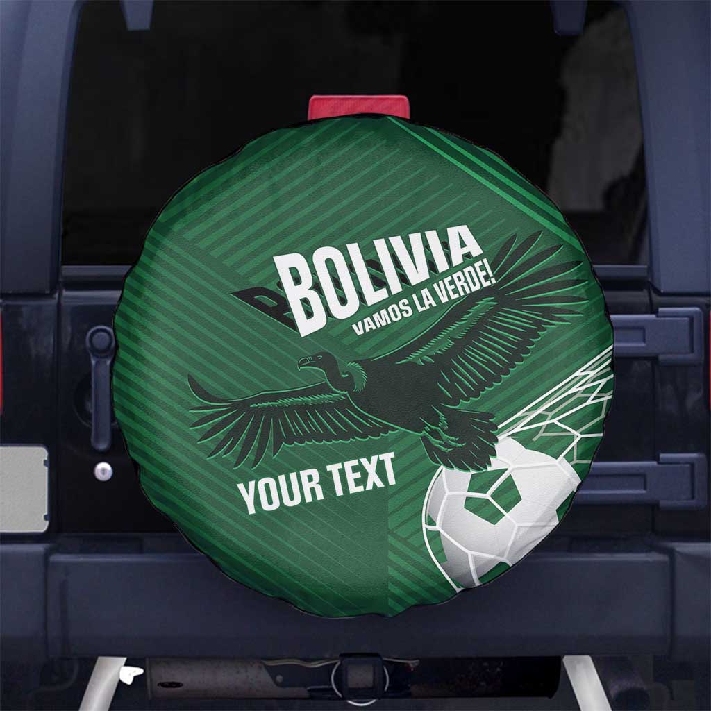 Custom Bolivia Football Spare Tire Cover Vamos La Verde LT14
