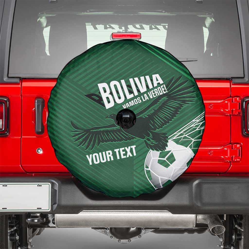 Custom Bolivia Football Spare Tire Cover Vamos La Verde LT14