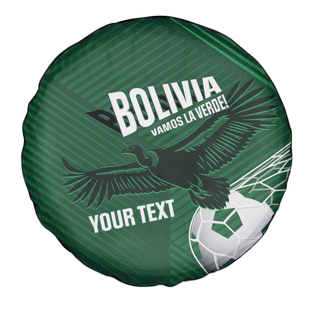 Custom Bolivia Football Spare Tire Cover Vamos La Verde LT14