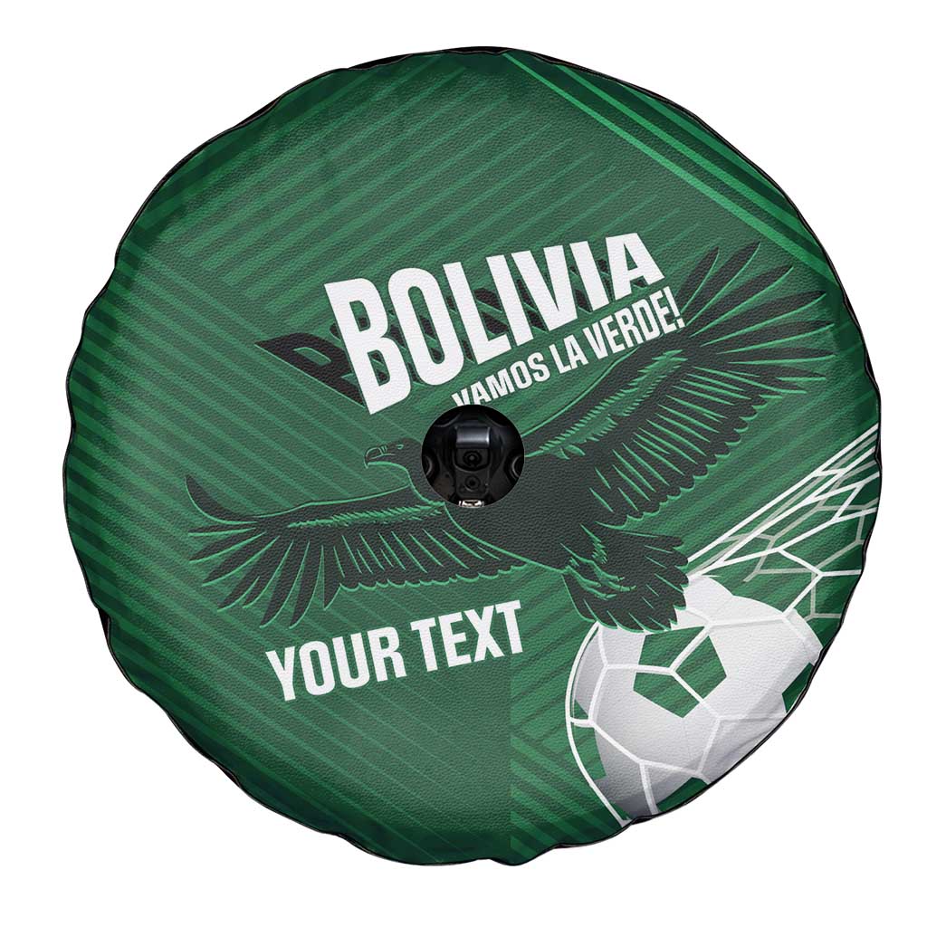 Custom Bolivia Football Spare Tire Cover Vamos La Verde LT14