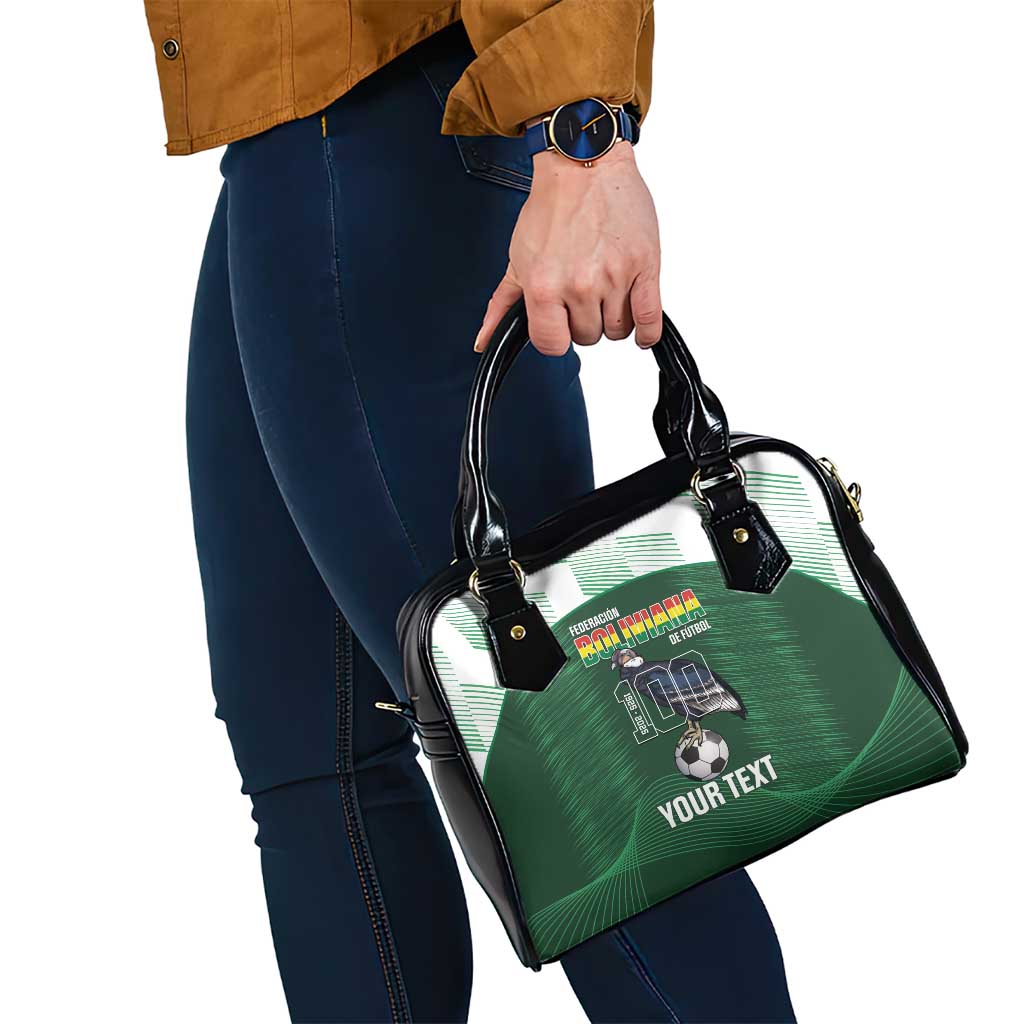 Custom Bolivia Football Shoulder Handbag 100th Anniversary Andean Condor Proud LT14