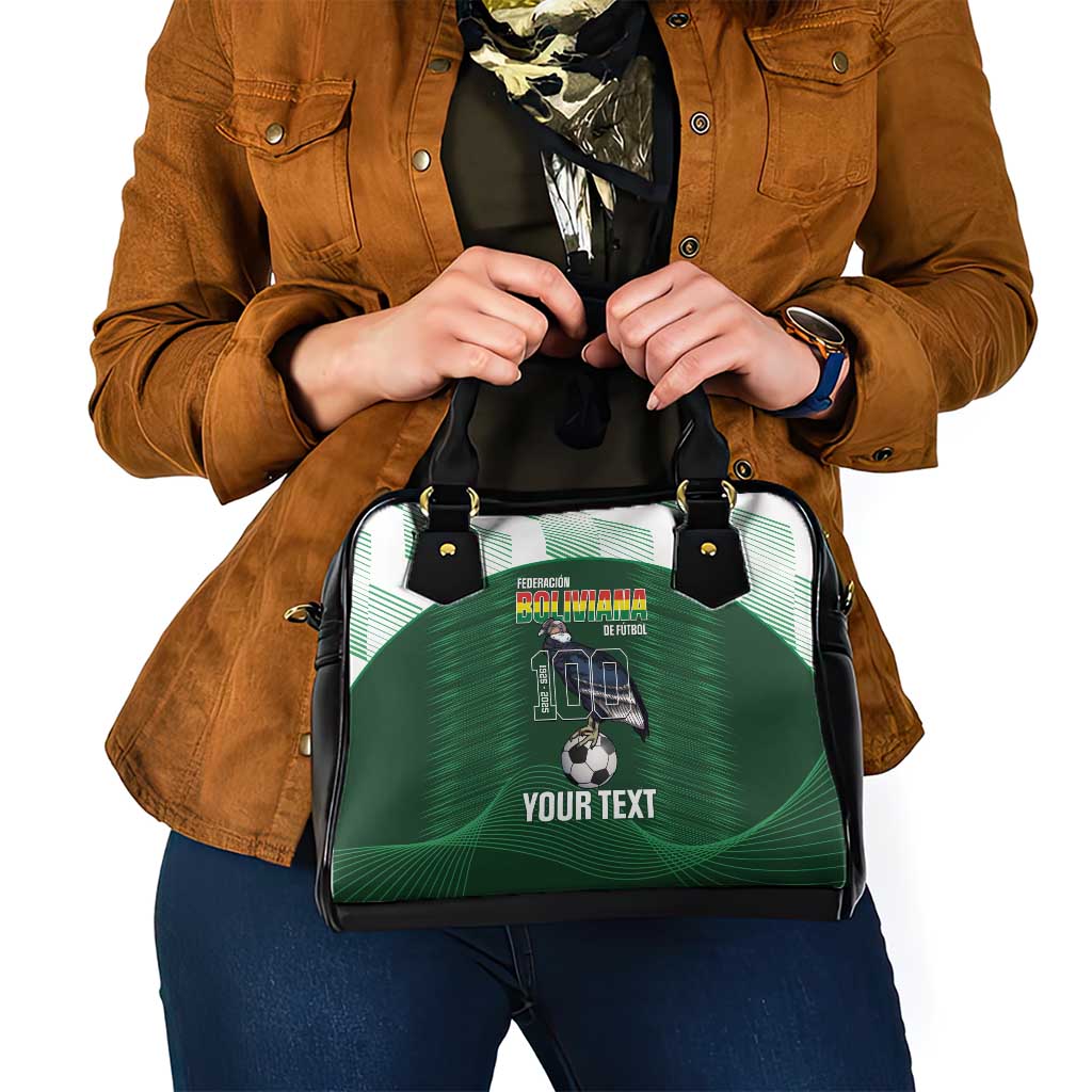Custom Bolivia Football Shoulder Handbag 100th Anniversary Andean Condor Proud LT14