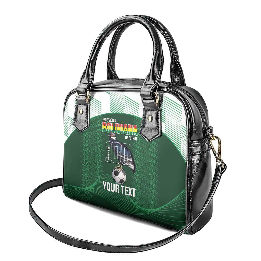 Custom Bolivia Football Shoulder Handbag 100th Anniversary Andean Condor Proud LT14