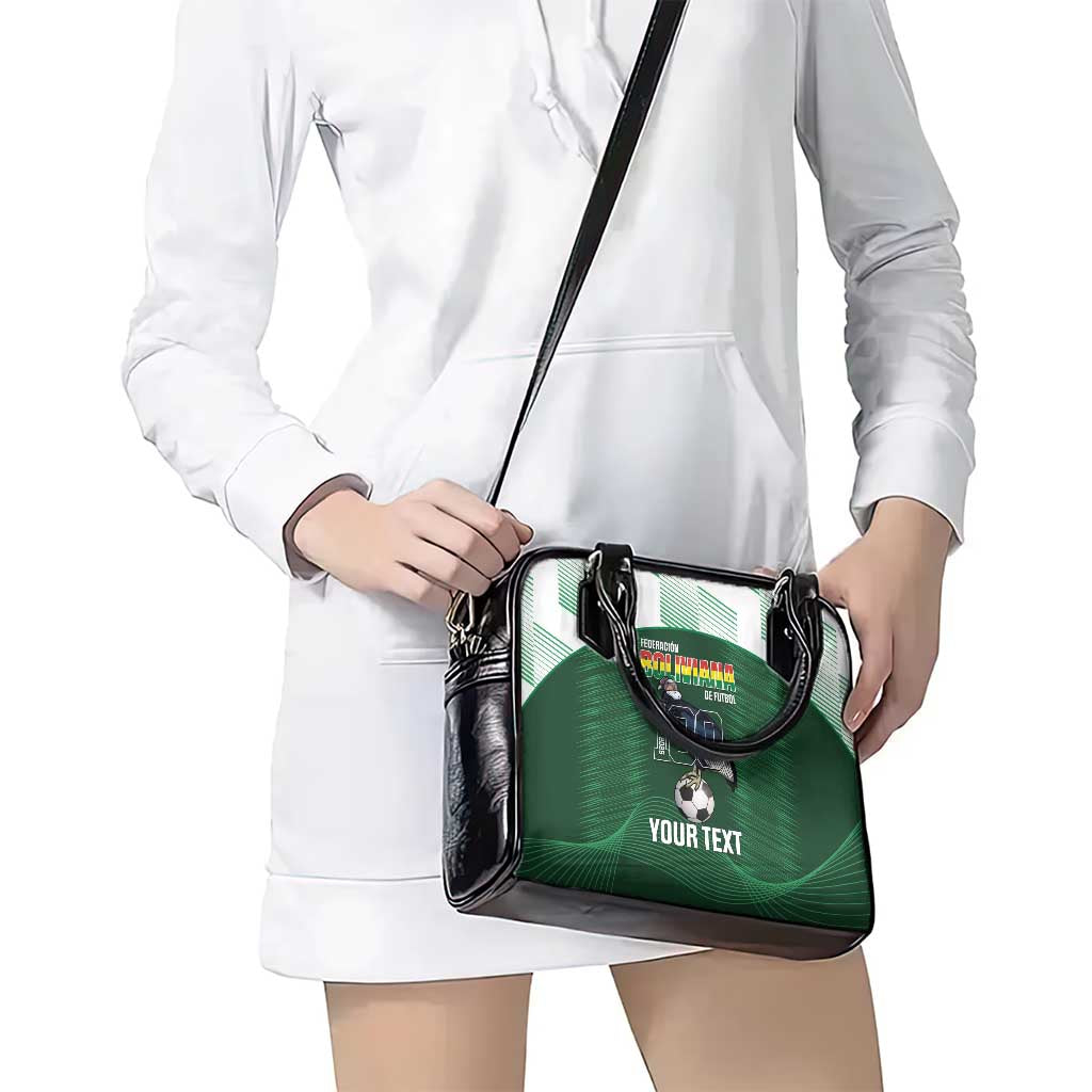 Custom Bolivia Football Shoulder Handbag 100th Anniversary Andean Condor Proud LT14