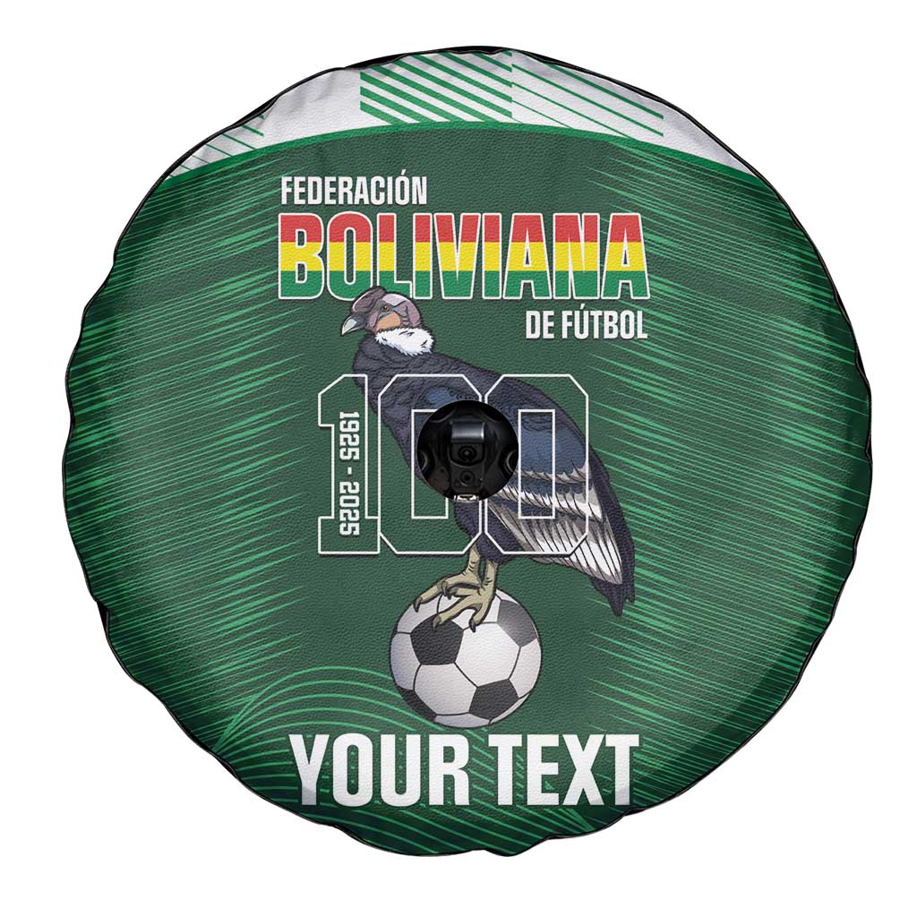 Custom Bolivia Football Spare Tire Cover 100th Anniversary Andean Condor Proud LT14