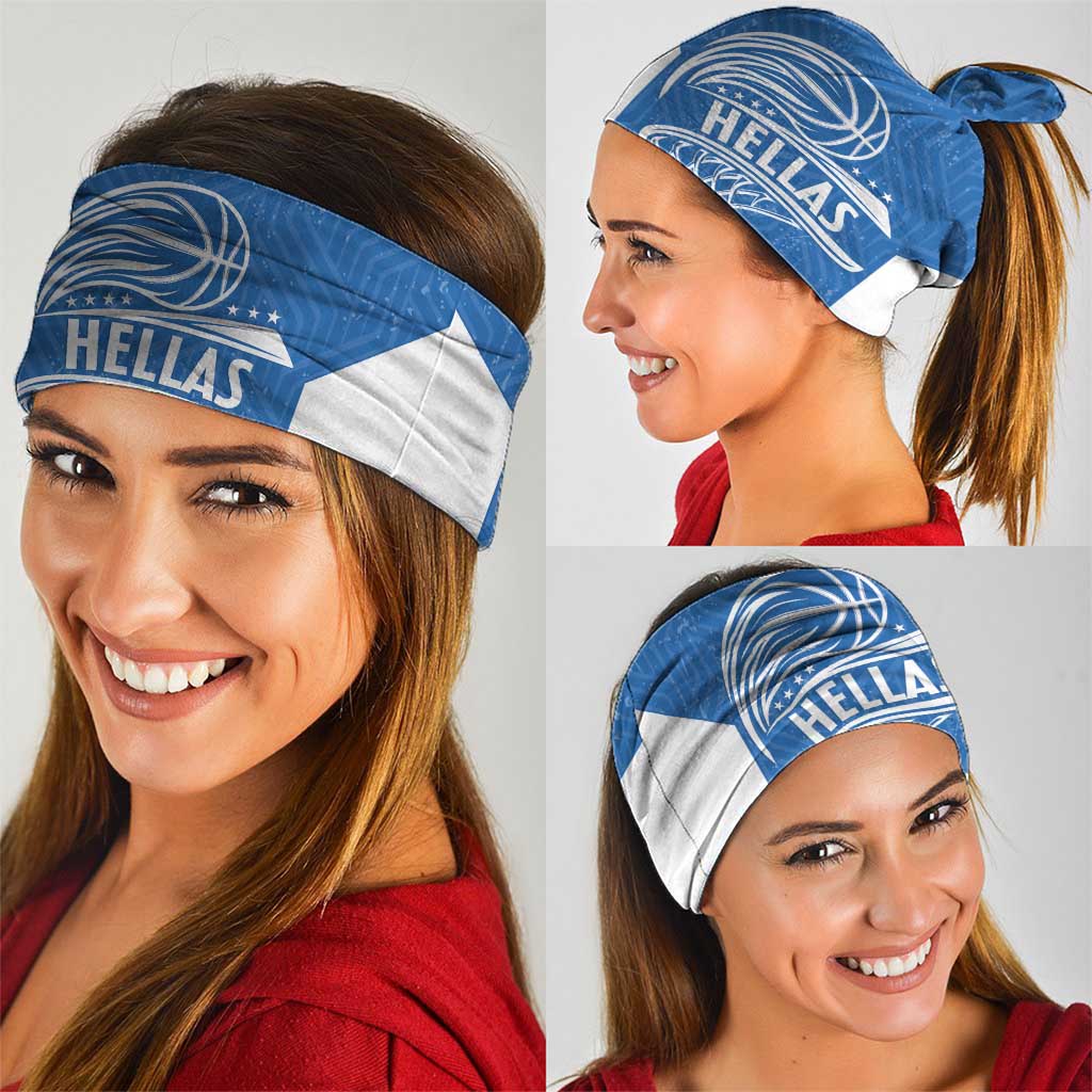 Greece Basketball Custom Neck Gaiter Go Hellas Blue Version LT14