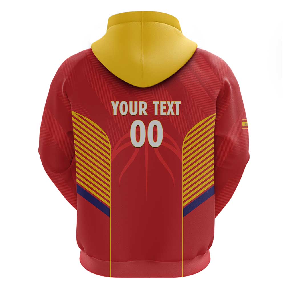 Spain Basketball Custom Hoodie La Roja Go Champions LT14