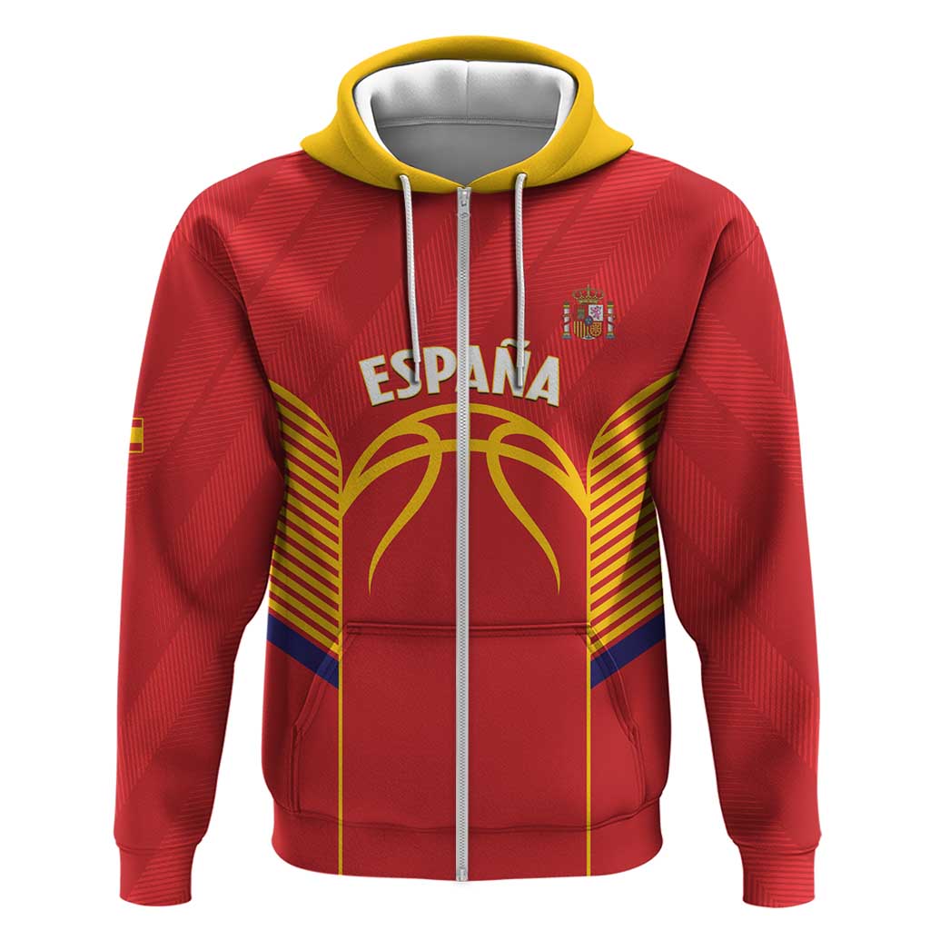 Spain Basketball Custom Hoodie La Roja Go Champions LT14