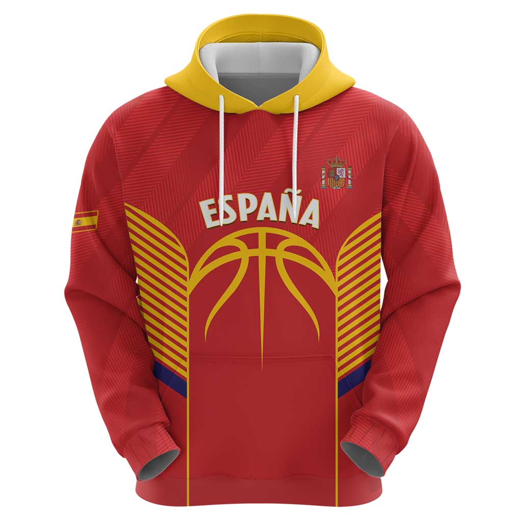 Spain Basketball Custom Hoodie La Roja Go Champions LT14