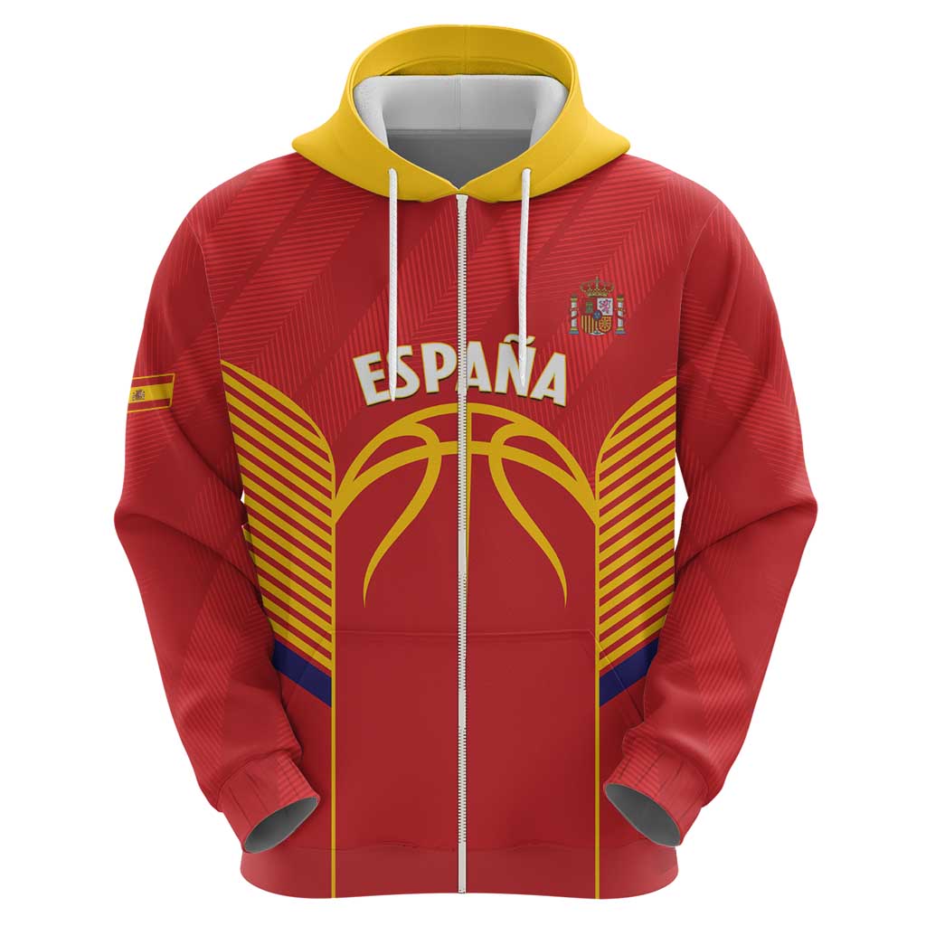 Spain Basketball Custom Hoodie La Roja Go Champions LT14