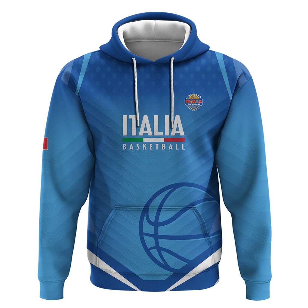 Italy Basketball Custom Hoodie Gli Azzurri Go Champions LT14