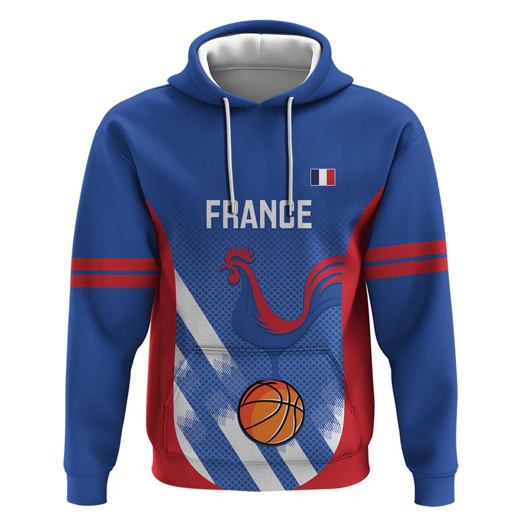 France Basketball Custom Hoodie Allez Les Bleus LT14