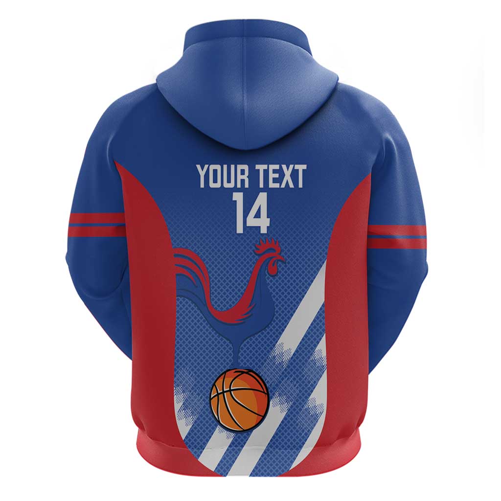 France Basketball Custom Hoodie Allez Les Bleus LT14