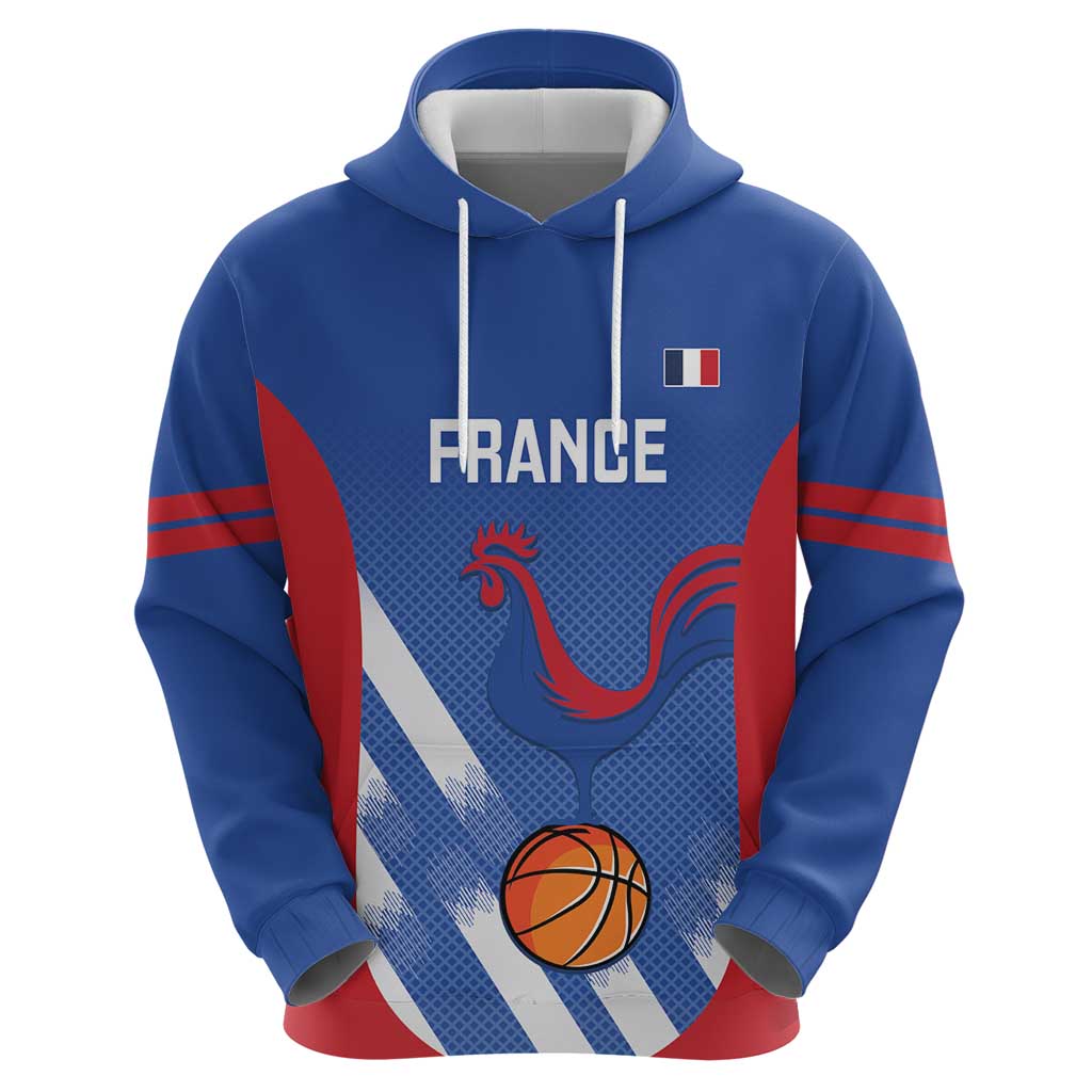 France Basketball Custom Hoodie Allez Les Bleus LT14
