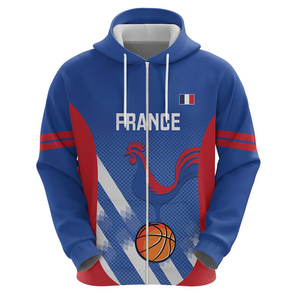 France Basketball Custom Hoodie Allez Les Bleus LT14