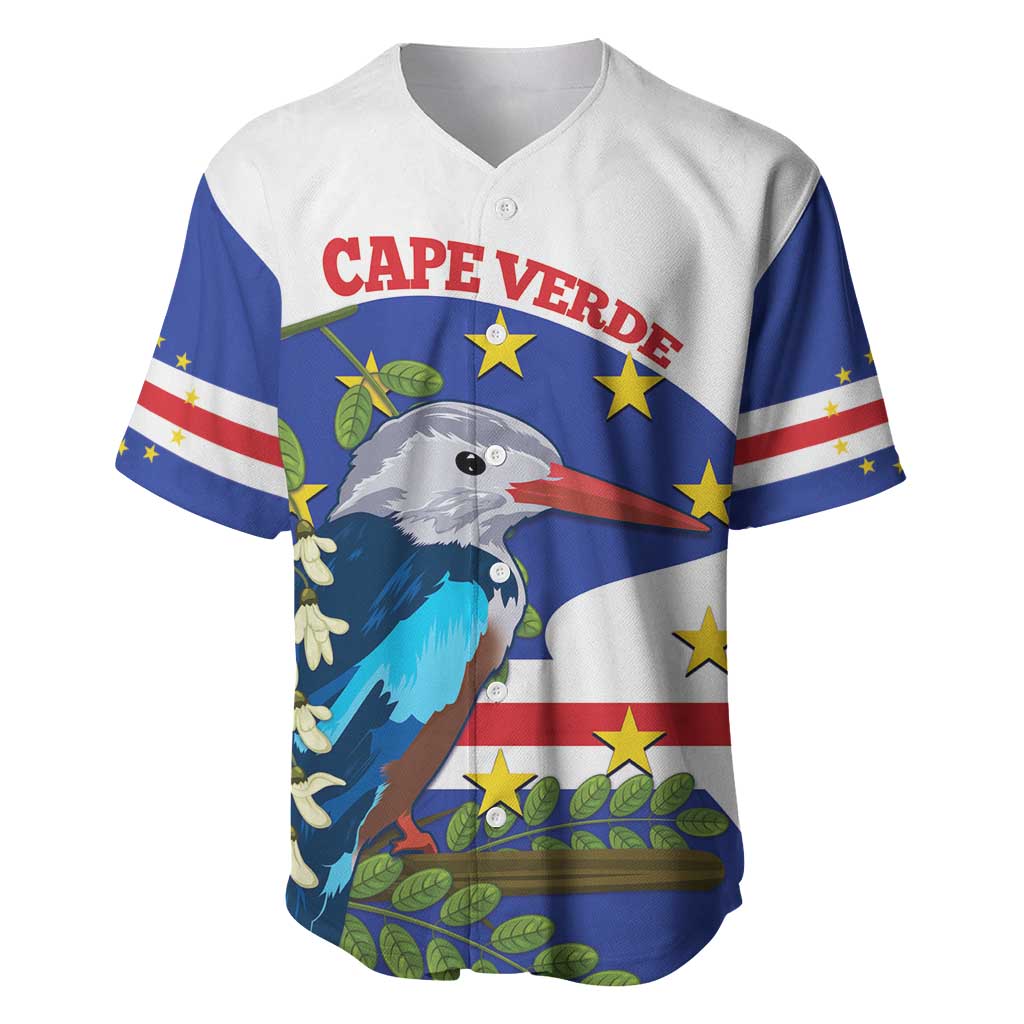 Cape Verde Baseball Jersey Grey-Headed Kingfisher Mix Honey Locust LT14