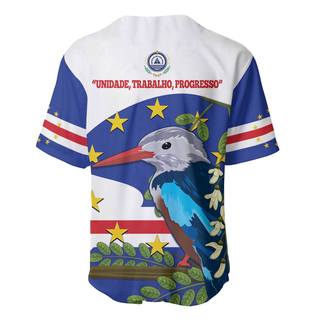 Cape Verde Baseball Jersey Grey-Headed Kingfisher Mix Honey Locust LT14