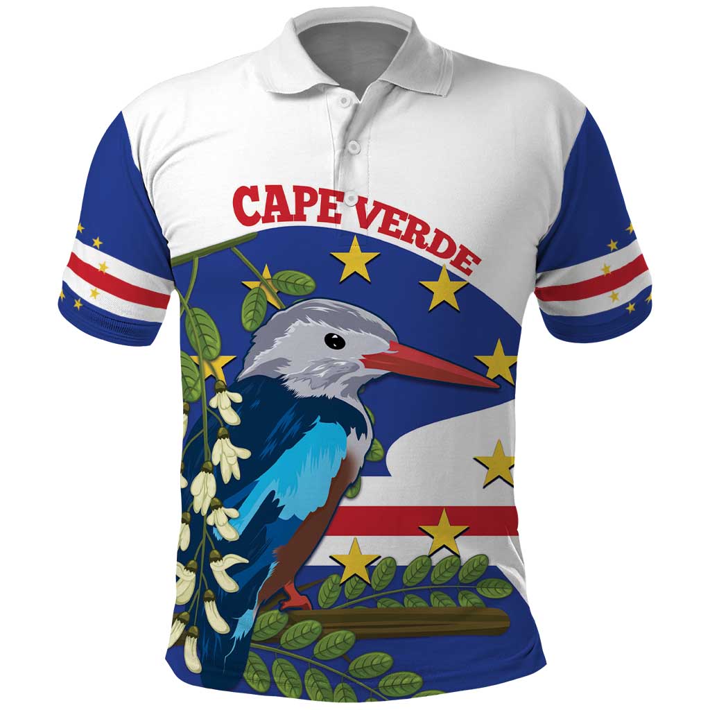 Cape Verde Polo Shirt Grey-Headed Kingfisher Mix Honey Locust LT14