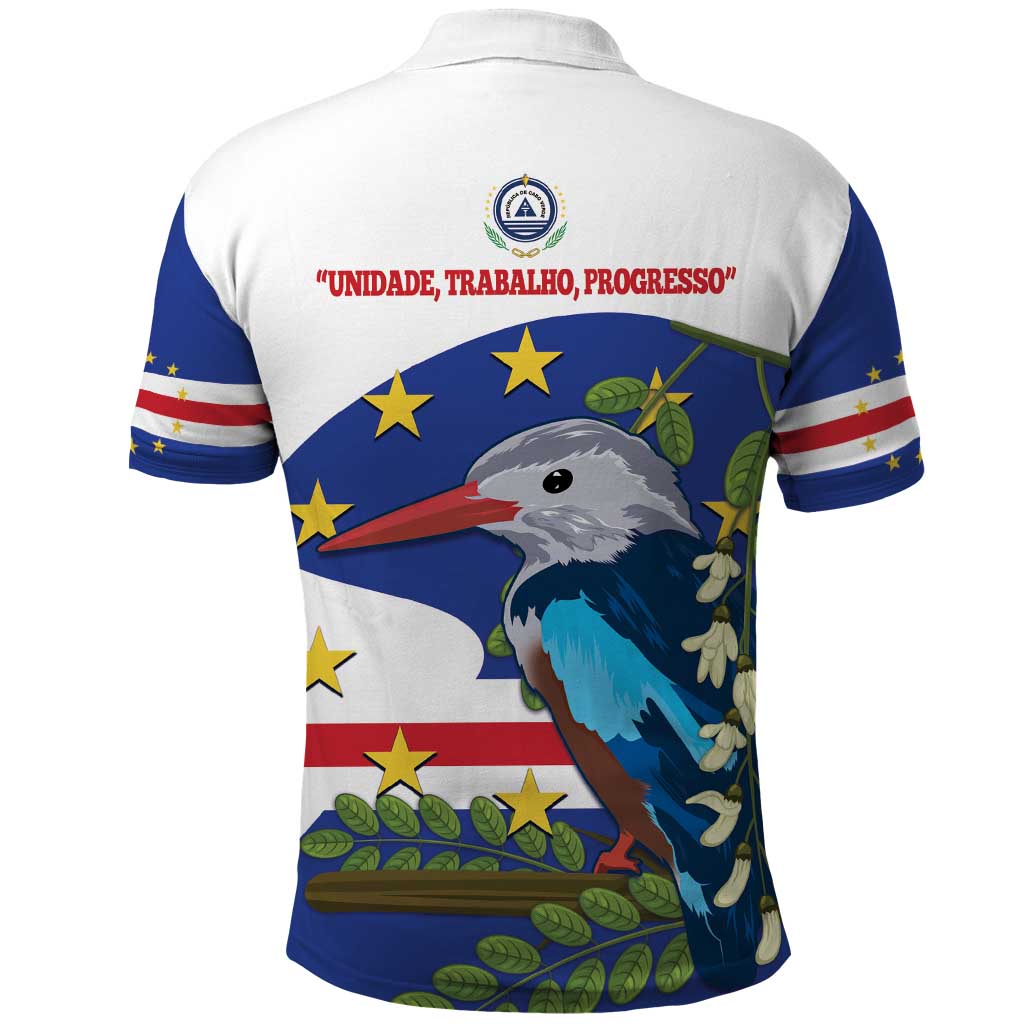 Cape Verde Polo Shirt Grey-Headed Kingfisher Mix Honey Locust LT14