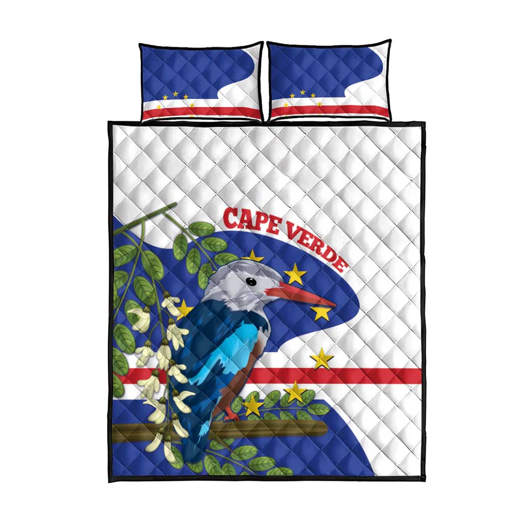 Cape Verde Quilt Bed Set Grey-Headed Kingfisher Mix Honey Locust LT14
