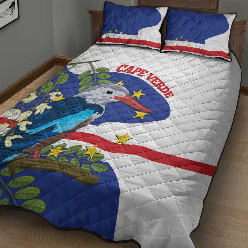 Cape Verde Quilt Bed Set Grey-Headed Kingfisher Mix Honey Locust LT14