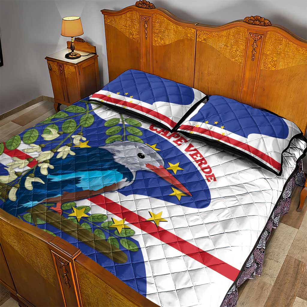 Cape Verde Quilt Bed Set Grey-Headed Kingfisher Mix Honey Locust LT14