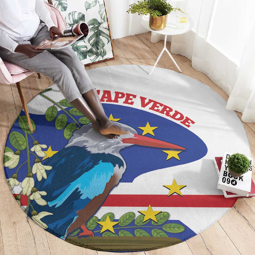 Cape Verde Round Carpet Grey-Headed Kingfisher Mix Honey Locust LT14