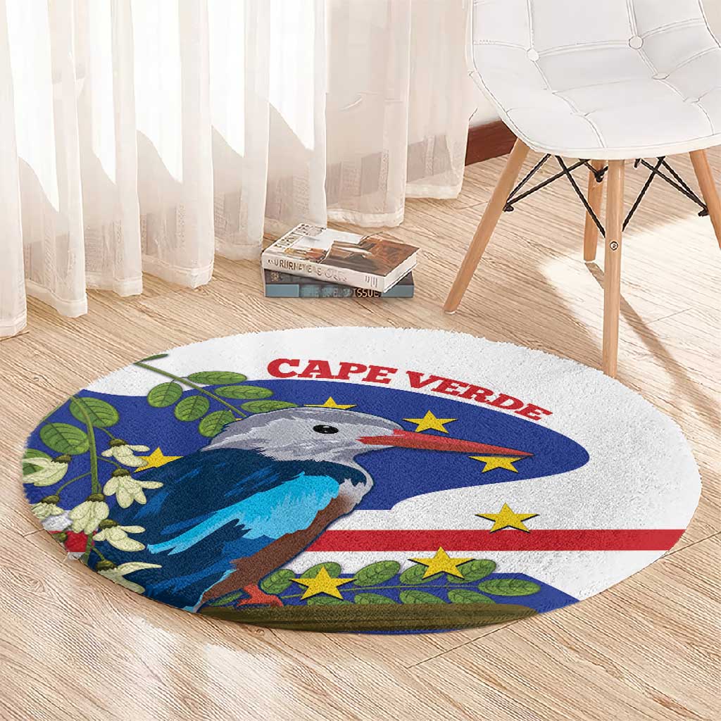 Cape Verde Round Carpet Grey-Headed Kingfisher Mix Honey Locust LT14