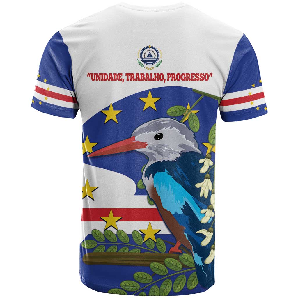 Cape Verde T shirt Grey-Headed Kingfisher Mix Honey Locust LT14