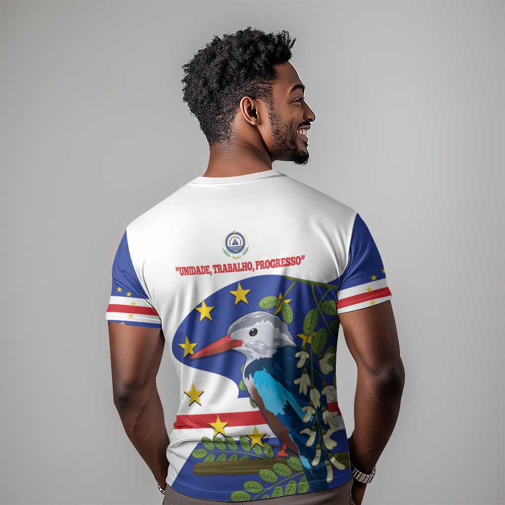 Cape Verde T shirt Grey-Headed Kingfisher Mix Honey Locust LT14