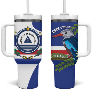 Cape Verde Tumbler With Handle Grey-Headed Kingfisher Mix Honey Locust LT14