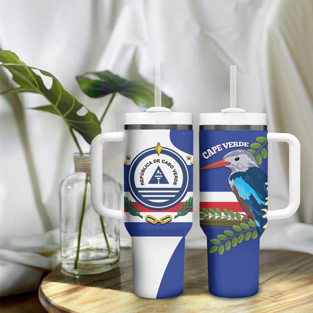 Cape Verde Tumbler With Handle Grey-Headed Kingfisher Mix Honey Locust LT14