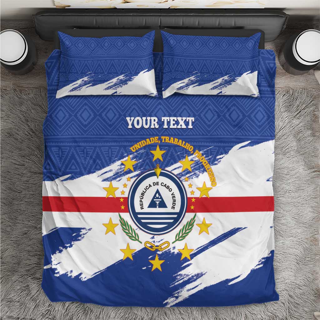 Personalized Cape Verde Bedding Set Coat Of Arms - African Pattern LT14