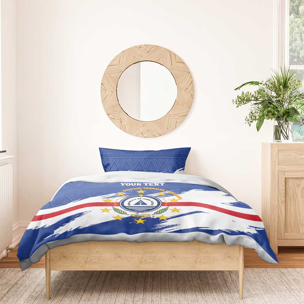 Personalized Cape Verde Bedding Set Coat Of Arms - African Pattern LT14