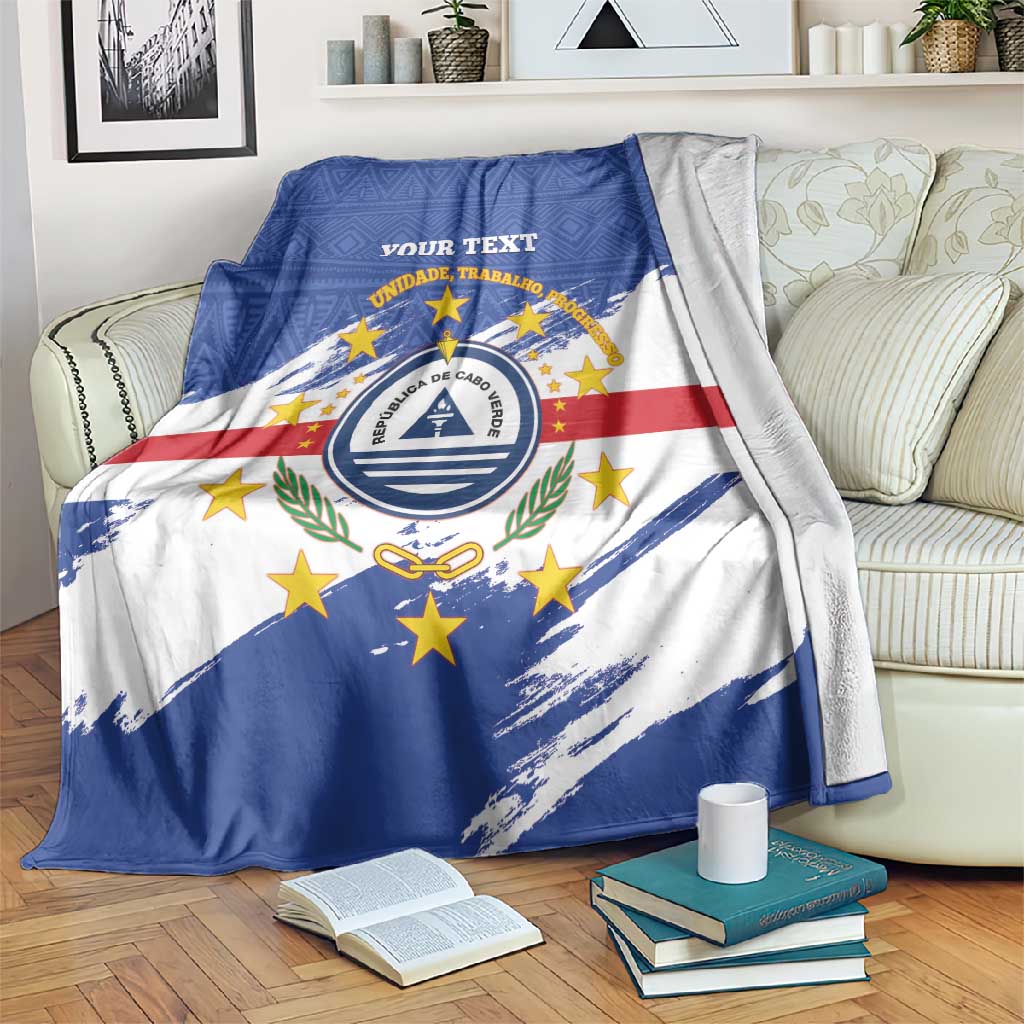 Personalized Cape Verde Blanket Coat Of Arms - African Pattern LT14