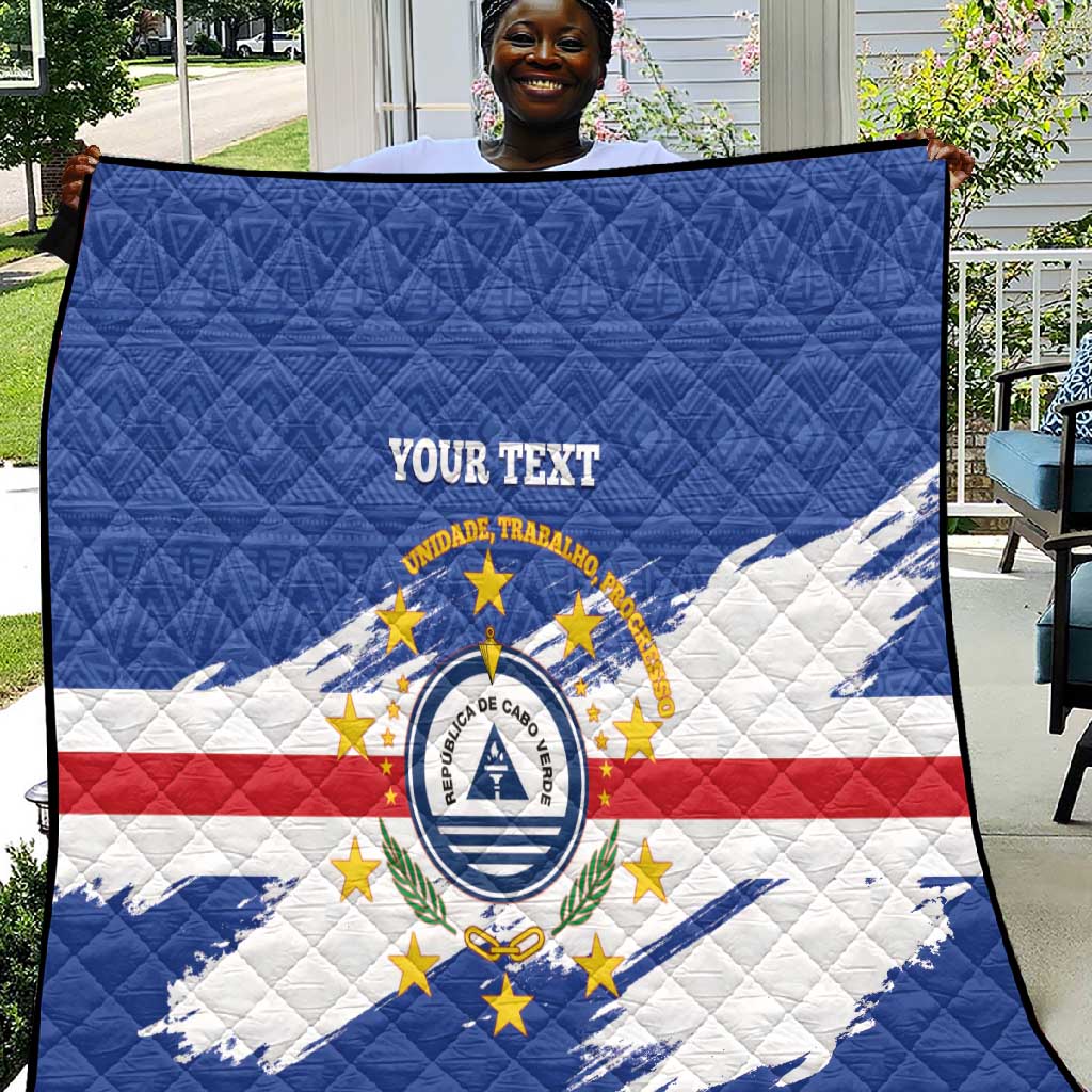 Personalized Cape Verde Quilt Coat Of Arms - African Pattern LT14