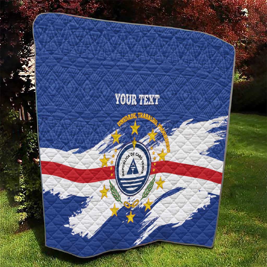 Personalized Cape Verde Quilt Coat Of Arms - African Pattern LT14