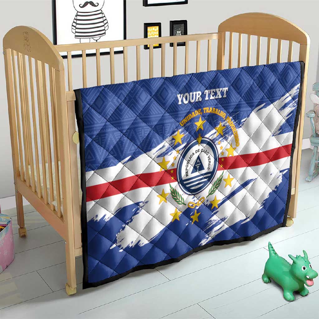 Personalized Cape Verde Quilt Coat Of Arms - African Pattern LT14