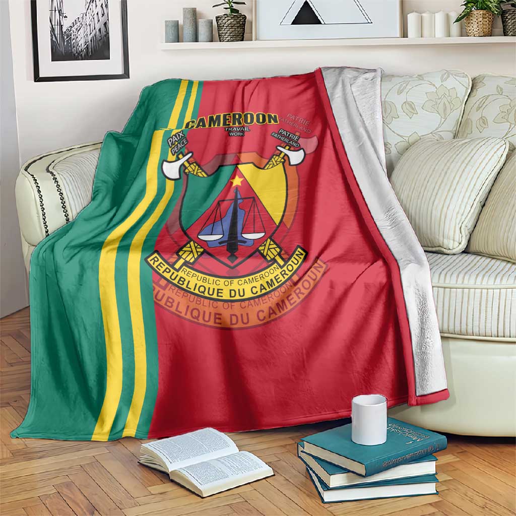 Cameroon Happy Unity Day Cameroun Coat Of Arms Blanket LT14